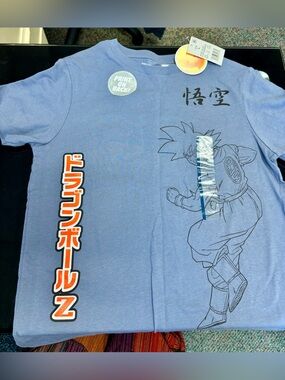 Dragon Ball Z Graphic Short Sleeve Tee - Light Blue